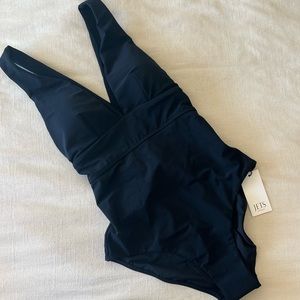 NWT Jets Australia Black Tie Back One Piece. Size 8 US